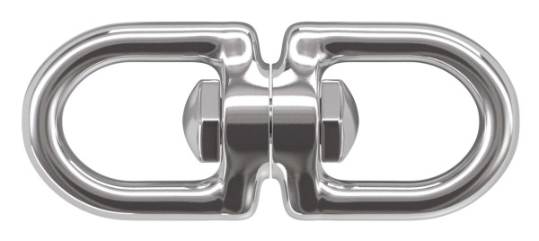 Dörner + Helmer Wirbel 4,5 mm – Vernickelt, für verdrehfreies Verbinde