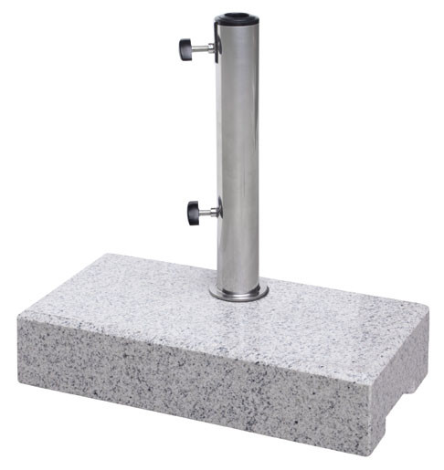 Balkon Sonnenschirmständer Derby Granitsockel 25 kg bis Ø 48 mm