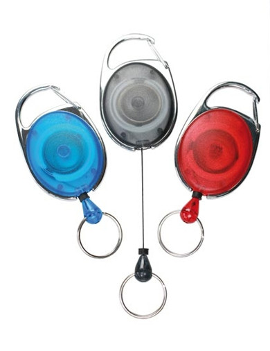 Schlüsselflip blau rot schwarz 3 Stück