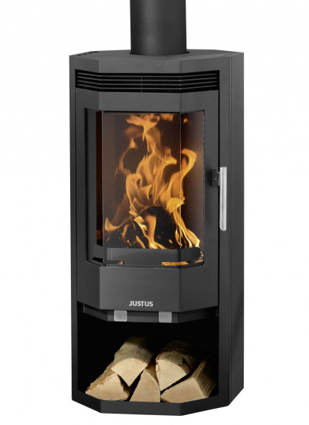 Kaminofen Justus Usedom 5 raumluftunabhängig Stahl schwarz 5kW