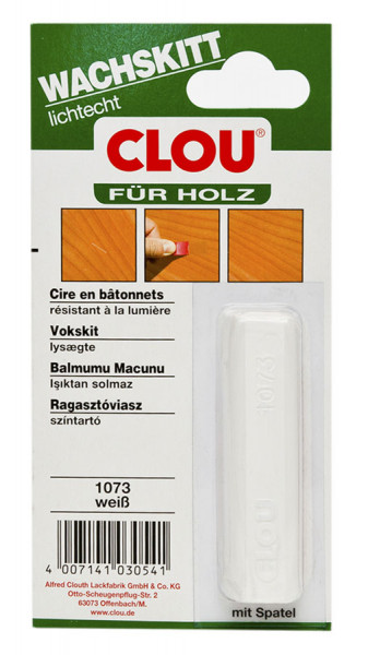 Holz Wachskitt CLOU weiß