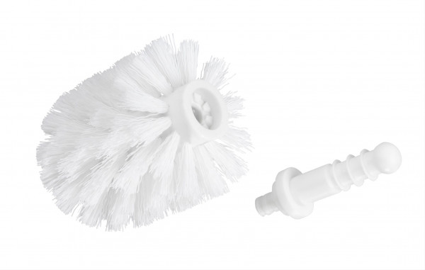 Ersatzbürste m. Adapter weiß 7,5 cm