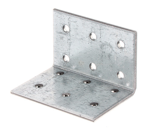 Lochplattenwinkel Alberts sendzimirverzinkt 40x40x60mm