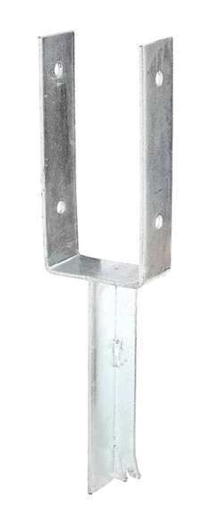 U Pfostenträger Alberts mit Betonanker feuerverzinkt 91x200mm