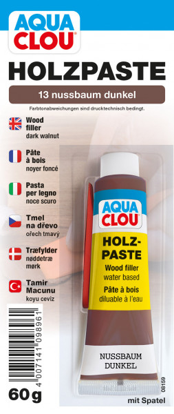 Holzpaste Nussbaum dunkel 60 gr.