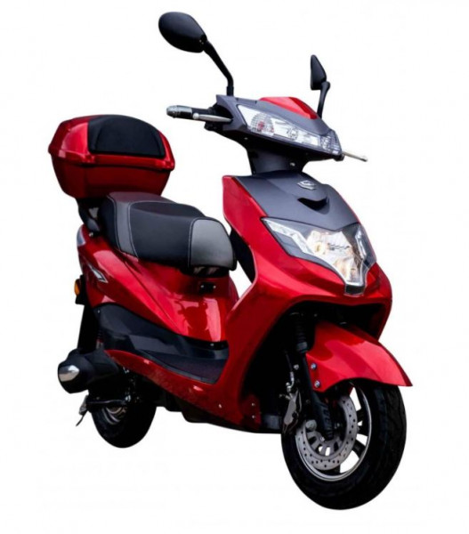 Elektroroller Adler 2.0 Lithium Akku rot/schw 2000Watt