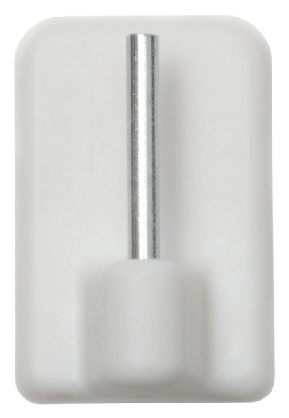 Vitragenhaken selbstklebend, Kunststoff braun, 24 mm, 4 Stück