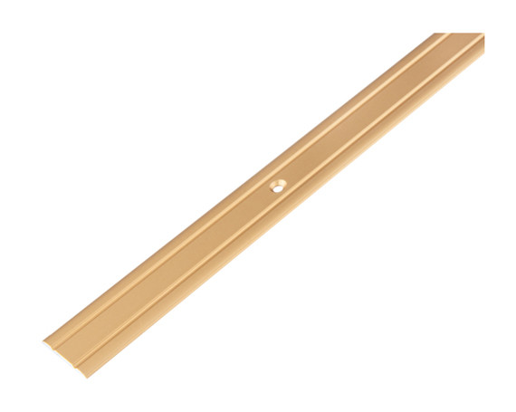 Übergangsprofil Alberts Alu goldfarbig mit Rillen 25x900mm