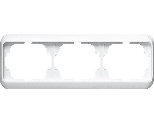 Busch-Jaeger Abdeckrahmen alpha nea 3-fach senkrecht studioweiß