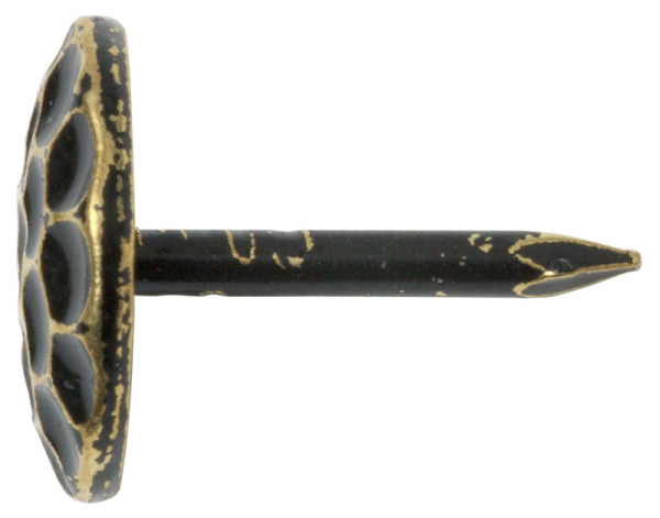 Ziernägel Hammerschlagoptik 10,5 mm, Stahl, 30 Stück